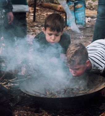 Bushcraftavontuur - Forest School Kattevennen